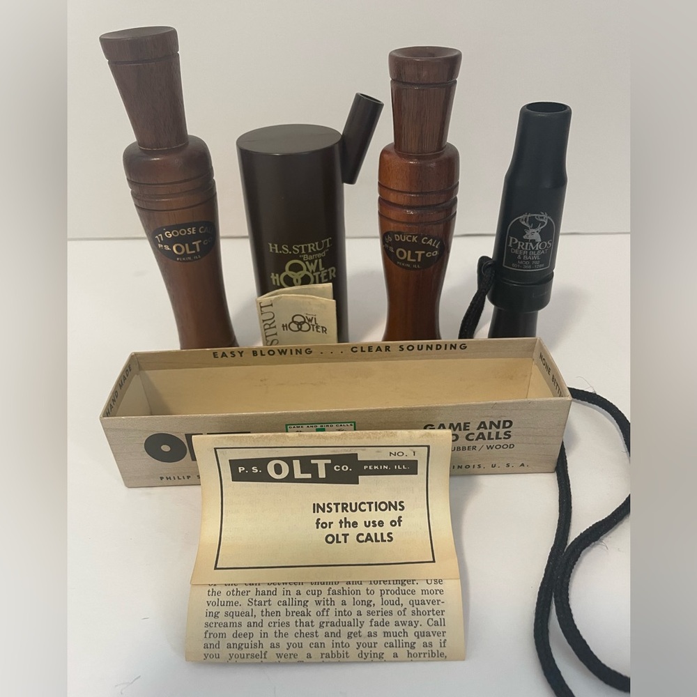 Vintage Game and Bird Calls